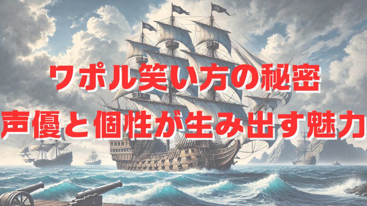 ワポル笑い方の秘密：声優と個性が生み出す魅力