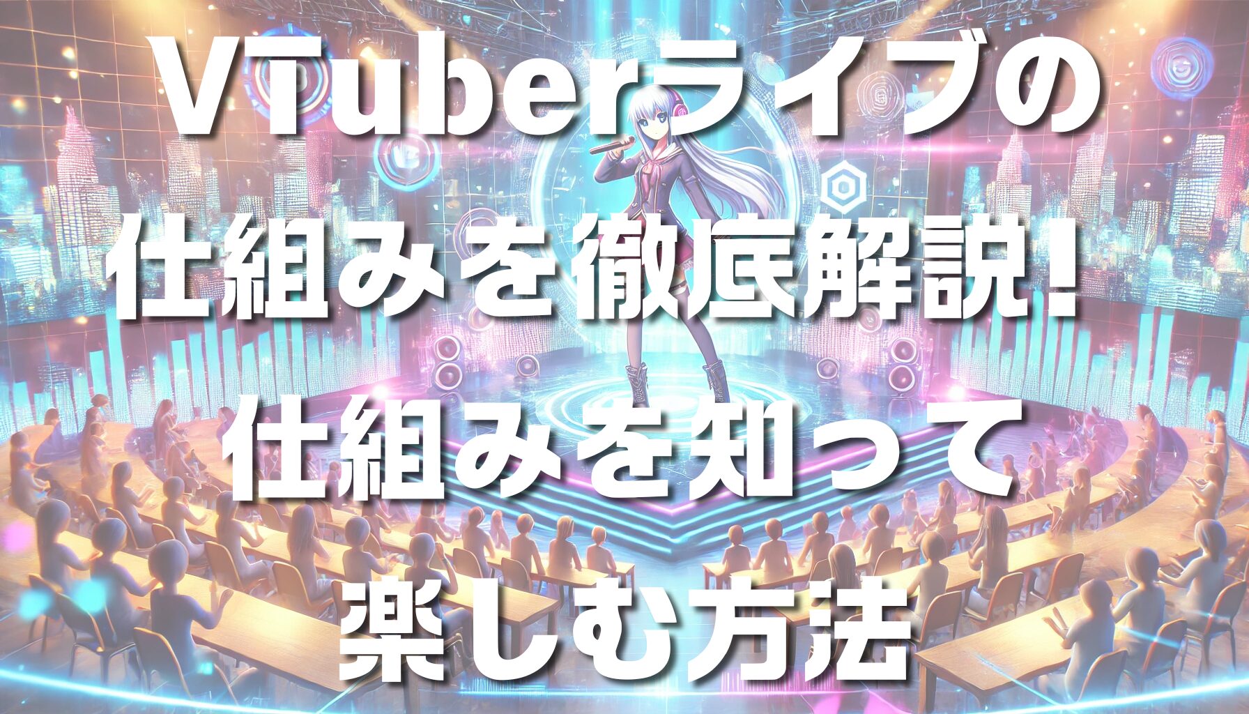 VTuberライブの仕組みを徹底解説！仕組みを知って楽しむ方法