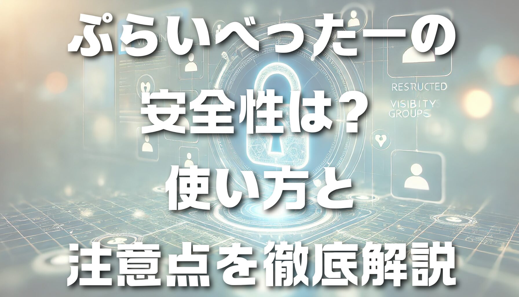 ぷらいべったーの安全性は？使い方と注意点を徹底解説