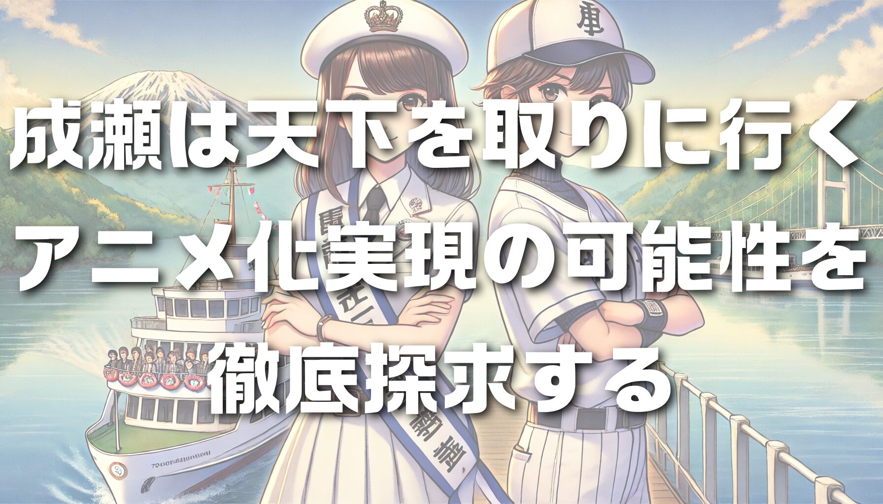 【成瀬は天下を取りに行く】アニメ化実現の可能性を徹底探求する