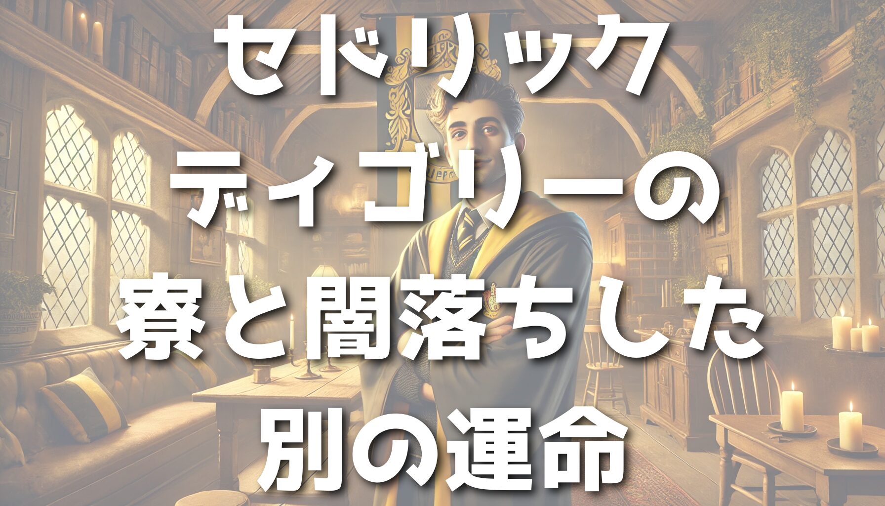 セドリック・ディゴリーの寮と闇落ちした別の運命