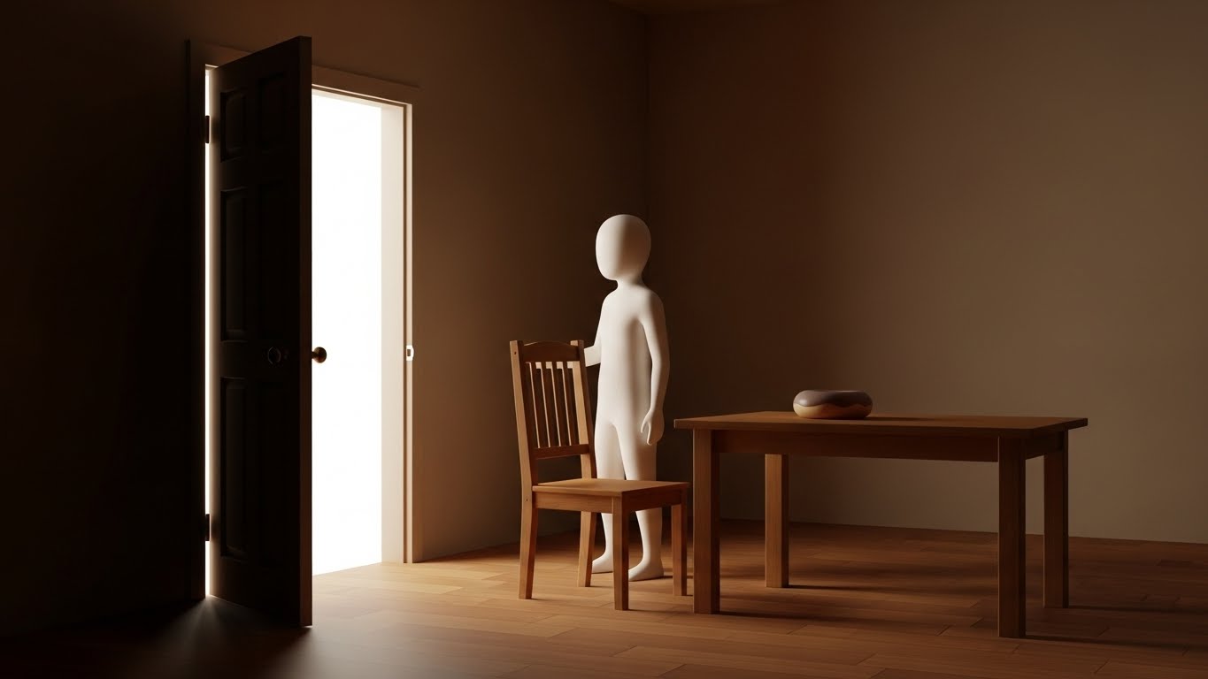 最終選択「部屋を出るか残るか」の意味