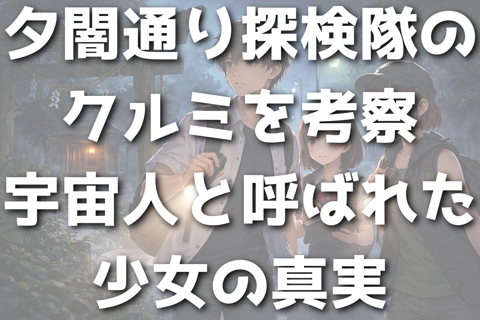 夕闇通り探検隊のクルミ考察：宇宙人と呼ばれた少女の真実