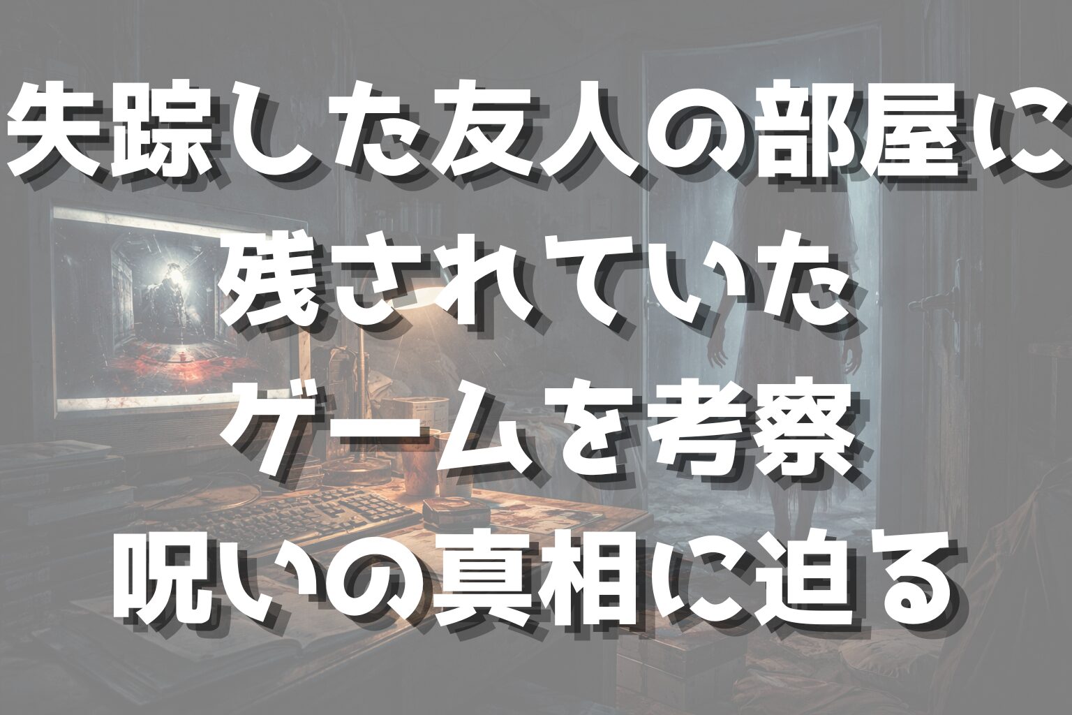 失踪した友人の部屋に残されていたゲームを考察｜呪いの真相に迫る