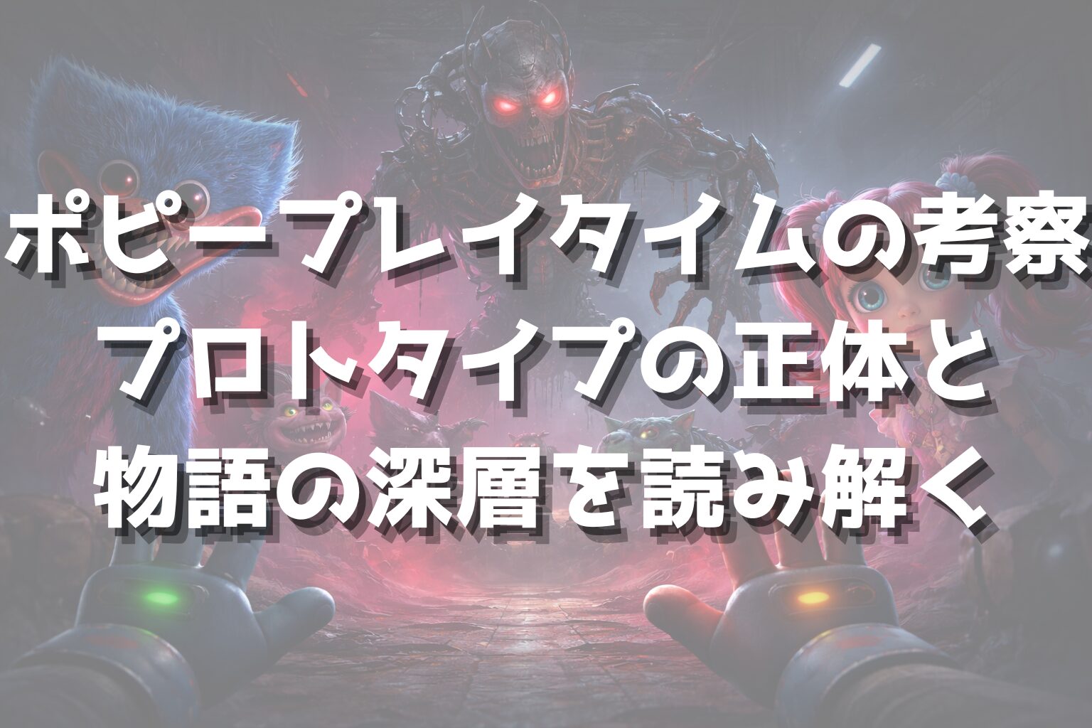 ポピープレイタイムの考察｜プロトタイプの正体と物語の深層を読み解く