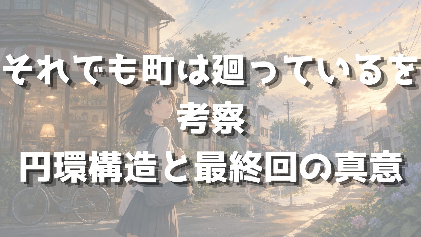 それでも町は廻っているを考察｜円環構造と最終回の真意