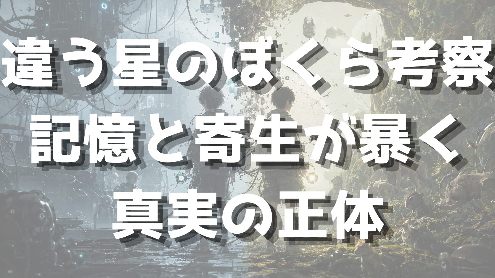 違う星のぼくら考察|記憶と寄生が暴く真実の正体