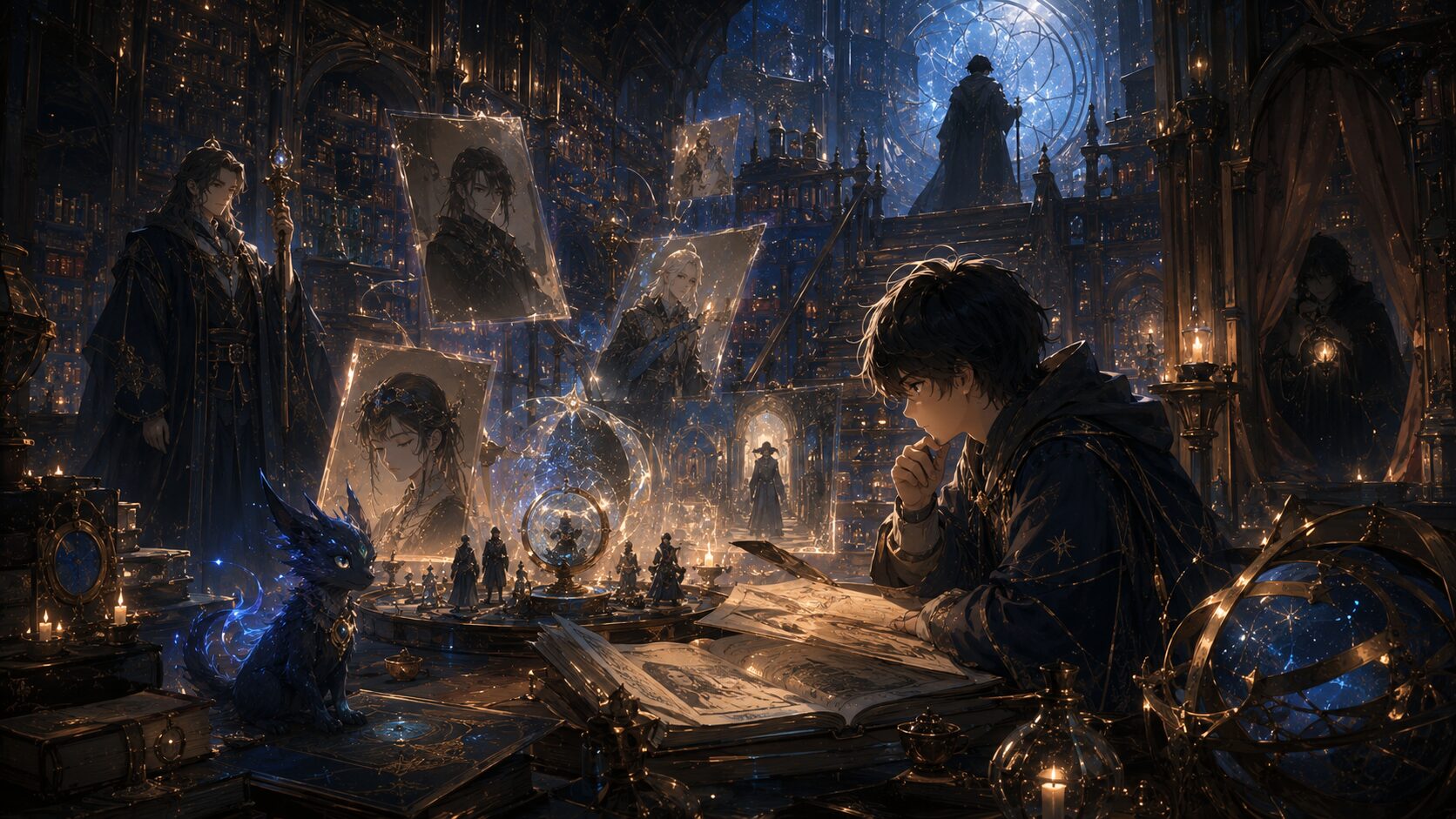図書館の大魔術師を考察し人物の謎を読む