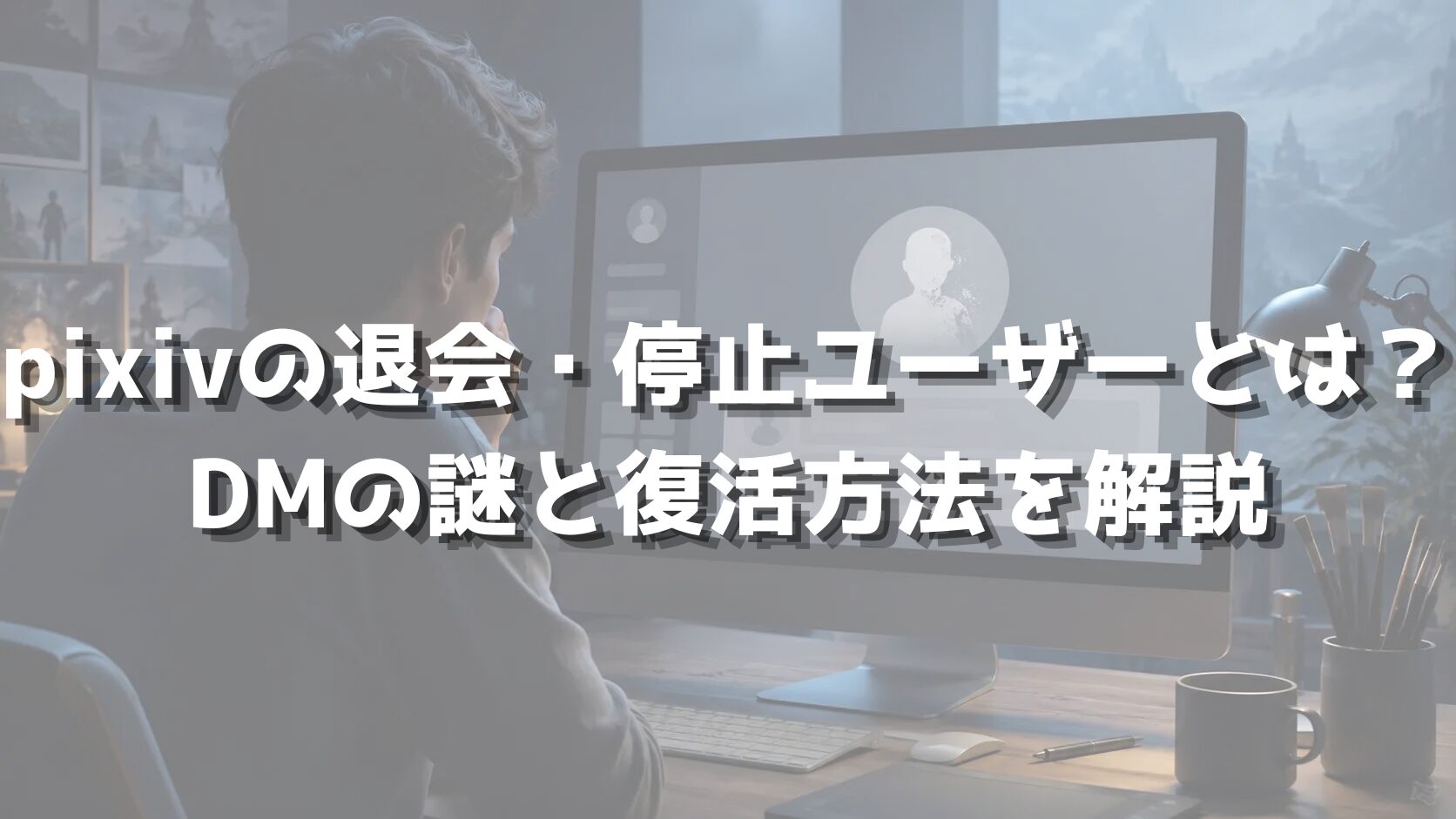 pixivの退会・停止ユーザーとは？DMの謎と復活方法を解説