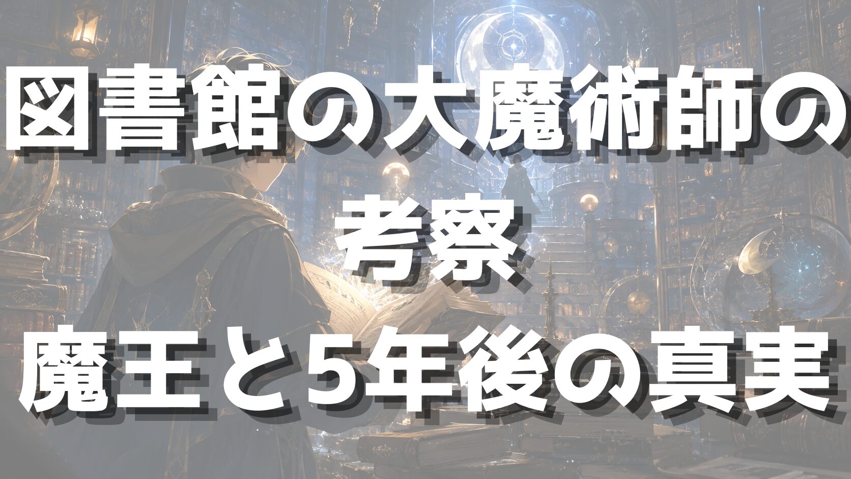 図書館の大魔術師の考察｜魔王と5年後の真実