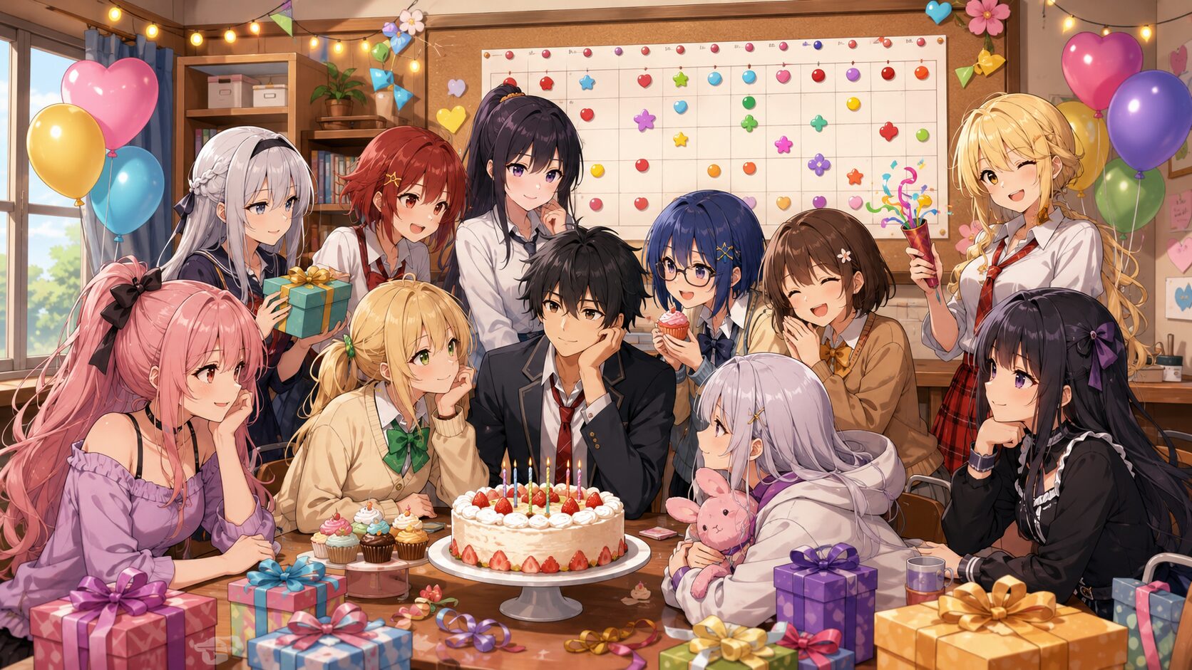 主要キャラの誕生日一覧